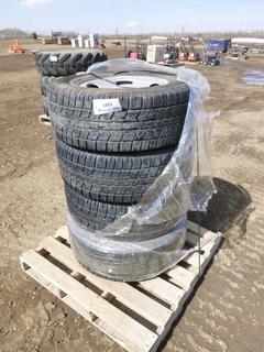 (4) 8 Bolt Rims and Tires, Size LT255/70R18