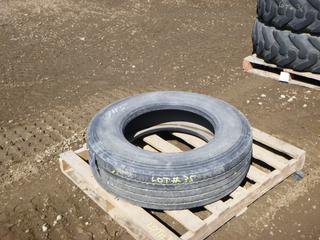 (1) 296/75R225 Tire