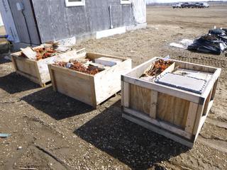 (3) Totes Concrete Form Snap Ties, 300mm, 400mm, 500mm