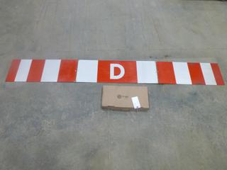 (1) Wide Load / Danger Warning Sign C/w Exit Sign (M-2-2)