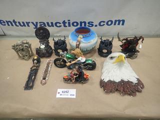 Misc. Items Including Vase, Incense Holders, Ornaments and More *Note: Smoke Damage* (SC)