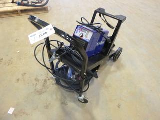 Unused Plasm Argon DC Inverter Pulse Tig/Arc/Cut/ Plasma Cutter, C/w Stinger, Ground, Tig Torch, Tig Accessories, Cart and Plasma Torch (M-1-2)