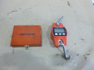 300 KG Crane Scale and Craftsman Bore Hole Set (E-1)
