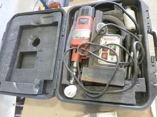 Powertek PT-9500 Magnetic Drill,  C/w Case and Manual (M-2-3)