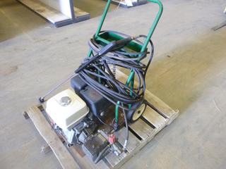 Honda GX340 11 HP Pressure Washer C/w Cart (OS)