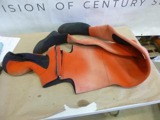Wet Suit C/w Hood and Boots, 5 Ft. 10 In. to 6 Ft Tall (G-2)