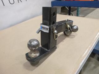 Reese Height Adjustable 2 In. Receiver Hitch, C/w 1 7/8 In. and 2 In. Balls (D-1)