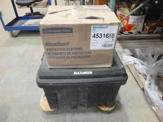 Box of Maximum Fall Arrest Harnesses and Lanyards, C/w Box of Kleen Guard PPE Flame Resistant Coveralls, Size 3XL (L-3-1)