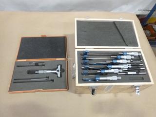 Box of (6) Westwards Micro-Meters and Testing Gauges (E-2)