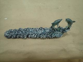 Qty of Dolphin Incense Stick Burner *Note: Smoke Damage* (P-3-1)