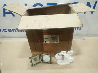 Qty of Picture Frames w/ Unicorn *Note: Smoke Damage* (O-2-3)