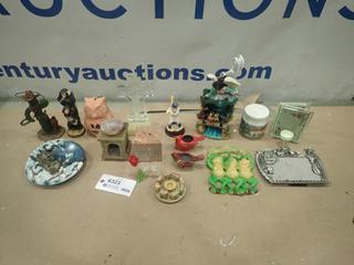 Misc. Items Including Picture Frames, Candles, Ornaments and More *Note: Smoke Damage* (SC)