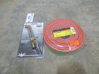 Century Oxy / Acetylene Torch Head and Hose, 1/4 In. x 25 Ft. (D-2)