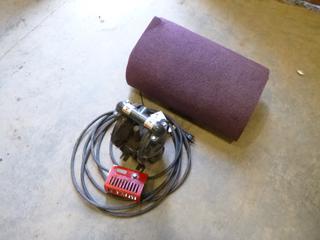 Qty of Misc. Items Includes Honeywell Heater, Valve or Pump Abrasive Material (N-3-2)