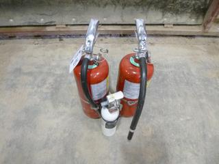 (2) Large Fire Extinguishers, (1) Small Fire Extinguishers (OS)