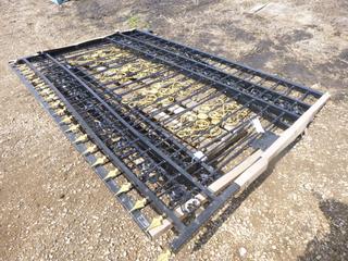 Unused TMG-MG20 20 Ft. Bi-Parting Deluxe Wrought Iron Ornamental Gate