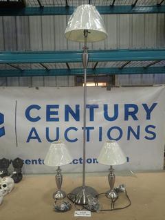 Qty of (3) Lamps * Note: Smoke Damage* (P-2-3)