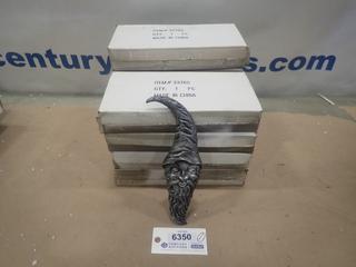 (10) Gnome Knife Ornaments * Note: Smoke Damage * (G-1)