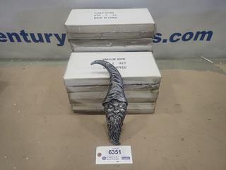 (9) Gnome Knife Ornaments * Note: Smoke Damage * (G-1)