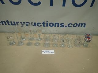 Qty of Glasses * Note: Smoke Damage* (G-1)