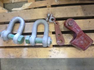 (2) 17 Ton Shackles, (1) Crosby 3/4 In. Wedge Socket (L-4-2)
