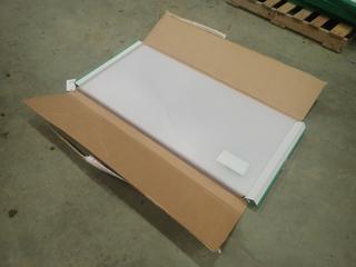 Qty of Unused  Plaskolite Styrene Lighting Panels, Prismatic Clear, 23 3/4 In. x 47 3/4 In.