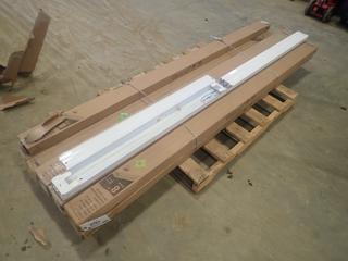 (10) Unused Cooper Metalux 8 Ft. Long Fluorescent Light, 120/277 Volts, 2 Lamp (P-4-1)