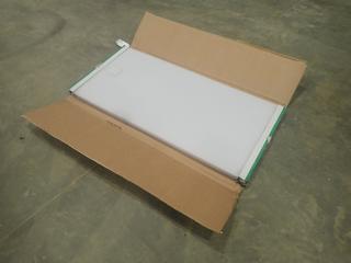 Qty of (25) Unused Plaskolite Styrene Lighting Panels, Prismatic White, 23 3/4 In. x 47 3/4 In. (P-4-3)