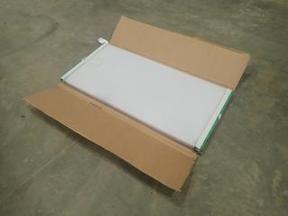 Qty of (25) Unused Plaskolite Styrene Lighting Panels, Prismatic White, 23 3/4 In. x 47 3/4 In. (P-4-3)