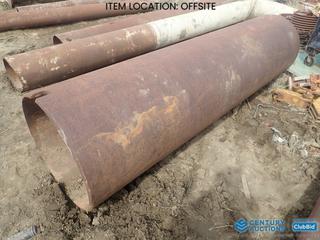 Selling Off-Site - (1) 120 In. x 32 In. Diameter, 1 In. Thick Pipe **Located Offsite at 21220-107 Avenue NW, Edmonton, For More Information Contact Richard at 780-222-8309**