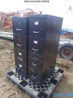 Selling Off-Site - (1) 4 Drawer Filing Cabinet, 15 In. x 26 1/2 In. x 52 1/2 In. , (1) 4 Drawer Filing Cabinet, 14 1/2 In. x 28 In. x 51 In. **Located Offsite at 21220-107 Avenue NW, Edmonton, For More Information Contact Richard at 780-222-8309**