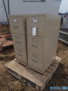 Selling Off-Site - (2) 3 Drawer Filing Cabinet, 15 In. x 28 In. x 42 In. **Located Offsite at 21220-107 Avenue NW, Edmonton, For More Information Contact Richard at 780-222-8309**