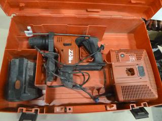 Hilti TE 6-A Cordless Rotary Hammer w/ , Battery, Charger, Manual and Case (E2)