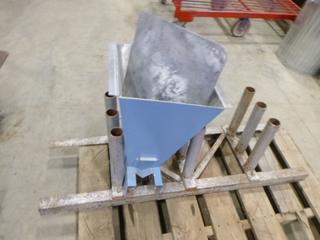 (1) Pipe Stand and Hopper (P-1-2)