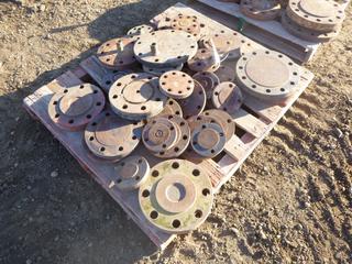 Qty of Hydro Test and Blind Flanges, Various Pressure Ratings and Sizes, Including Gauge A105 