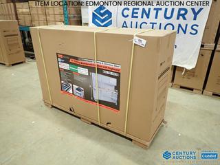 Unused TMG-WBC72S, TMG Industrial 72 In. Rolling Workbench Cabinet w/ Pegboard, Rubberwood Tabletop and Stainless Steel