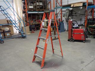 **Located Offsite @ Scott Can- 9523 49 Ave NW, Edmonton** Featherlite Model 6306 6ft Step Ladder *Note: No Equipment On-Site, Buyer Responsible For Loadout, For More Information Contact Chris @ 587-340-9961*