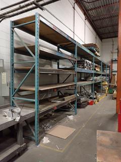 **Located Offsite @ Scott Can- 9523 49 Ave NW, Edmonton** Qty Of (4) Sections Of 10ft X 3ft X 10ft And (1) Section Of 8ft X 3ft X 10ft Pallet Racking *Note: Contents Not Included, No Equipment On-Site, Buyer Responsible For Dismantle And Loadout, For More Information Contact Chris @ 587-340-9961*