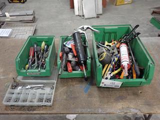 **Located Offsite @ Scott Can- 9523 49 Ave NW, Edmonton** Qty Of Pliers, Screwdrivers, Cutters, Crimper And Assorted Hand Tools *Note: No Equipment On-Site, Buyer Responsible For Loadout, For More Information Contact Chris @ 587-340-9961*