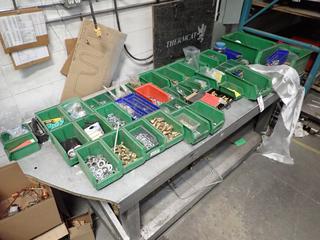 **Located Offsite @ Scott Can- 9523 49 Ave NW, Edmonton** Qty Of Assorted Ferrules, Nuts, Bolts, Brass Fittings, Valves, Washers, Heat Shrink Tubing, Combination Fittings And Assorted Supplies *Note: No Equipment On-Site, Buyer Responsible For Loadout, For More Information Contact Chris @ 587-340-9961*