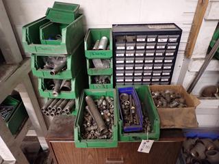 **Located Offsite @ Scott Can- 9523 49 Ave NW, Edmonton** Qty Of 90's Tee's, Nipples, Caps, Nuts, Reducers, Joiners, Bolt Bin And Assorted Supplies *Note: No Equipment On-Site, Buyer Responsible For Loadout, For More Information Contact Chris @ 587-340-9961*