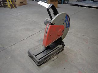**Located Offsite @ Scott Can- 9523 49 Ave NW, Edmonton** Delta Model 20-140C 15A 115V 14in Abrasive Cut Off Saw. SN D9844 *Note: No Equipment On-Site, Buyer Responsible For Loadout, For More Information Contact Chris @ 587-340-9961*