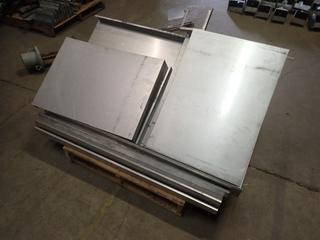 **Located Offsite @ Scott Can- 9523 49 Ave NW, Edmonton** Qty Of 48in X 28in And 19in X 28in 1/16in-Thick Galvanized Sheets *Note: No Equipment On-Site, Buyer Responsible For Loadout, For More Information Contact Chris @ 587-340-9961*