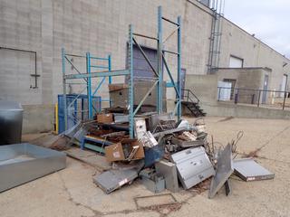 **Located Offsite @ Scott Can- 9523 49 Ave NW, Edmonton** 10ft X 6ft X 10ft Pallet Racking C/w Assorted Screens, Trays And Scrap Metal *Note: No Equipment On-Site, Buyer Responsible For Dismantle And Loadout, For More Information Contact Chris @ 587-340-9961*