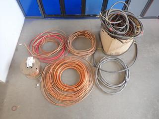 **Located Offsite @ Scott Can- 9523 49 Ave NW, Edmonton** Qty Of 1/4in, 3/8in, 1/2in And Assorted Pieces Of Copper Pipe C/w 600V Cable *Note: No Equipment On-Site, Buyer Responsible For Loadout, For More Information Contact Chris @ 587-340-9961*