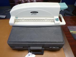 **Located Offsite @ Scott Can- 9523 49 Ave NW, Edmonton** Olympia Report Electronic Typewriter C/w Wilson Jones CB105 Binding Machine *Note: No Equipment On-Site, Buyer Responsible For Loadout, For More Information Contact Chris @ 587-340-9961*
