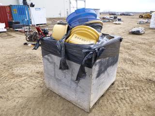 Qty of Assorted Trash Can Lids