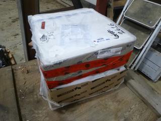 USG Ceiling Tiles, 48 Sq. Ft., 12 Pcs. Per Box, 2 Ft. x 2 Ft. x 3/4 In. *Note: Damage to 1 Box*(O-2-2)