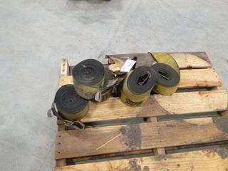(6) 4 In. Trailer Straps, 5400 Lb Rating