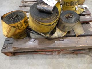 (7) 4 In. Trailer Straps, 5400 Lb Rating